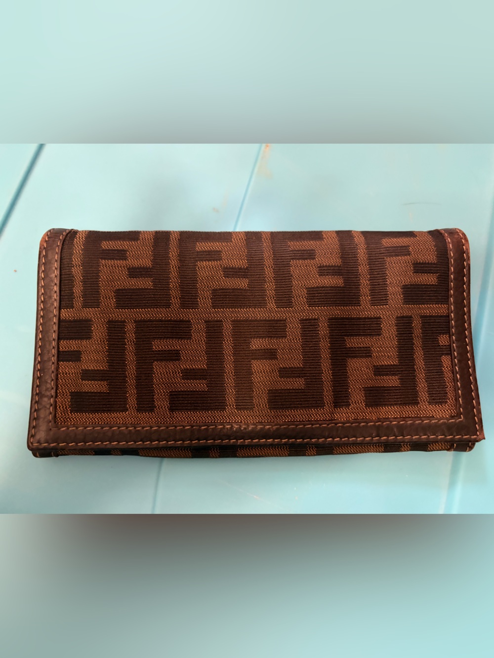 Fendi zucca  Monogram Long Wallet